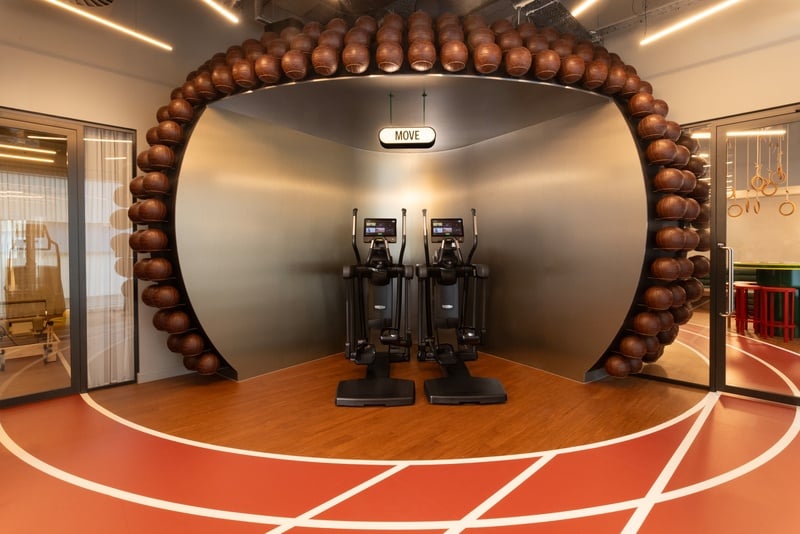 The Social Hub Glasgow, the gym
