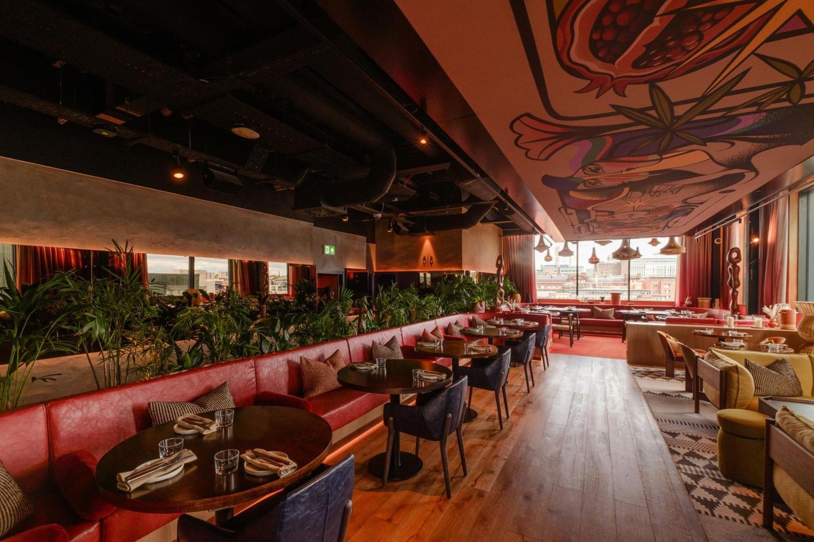The Social Hub Glasgow, sísí rooftop restaurant & bar