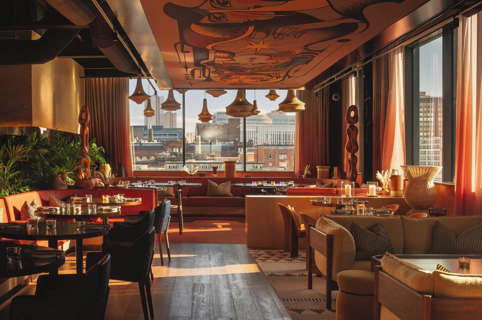 The Social Hub Glasgow, sísí rooftop restaurant & bar