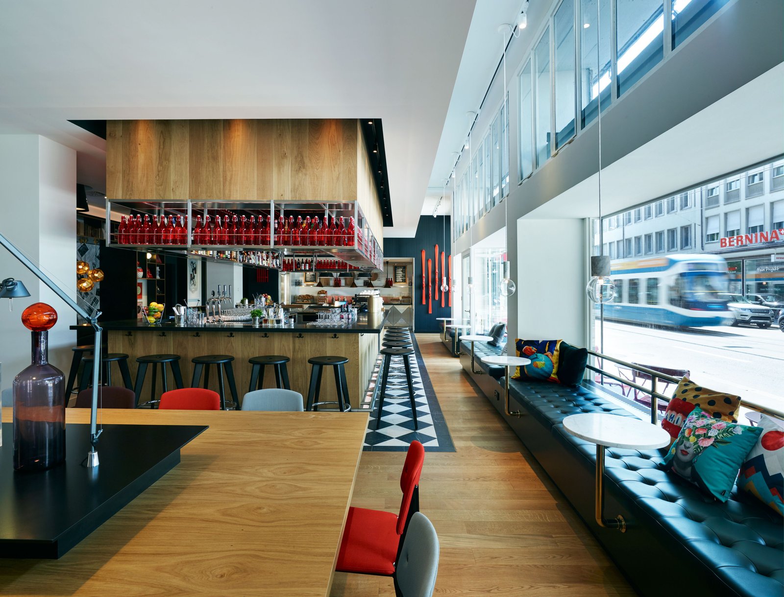 citizenM Zurich, at the table