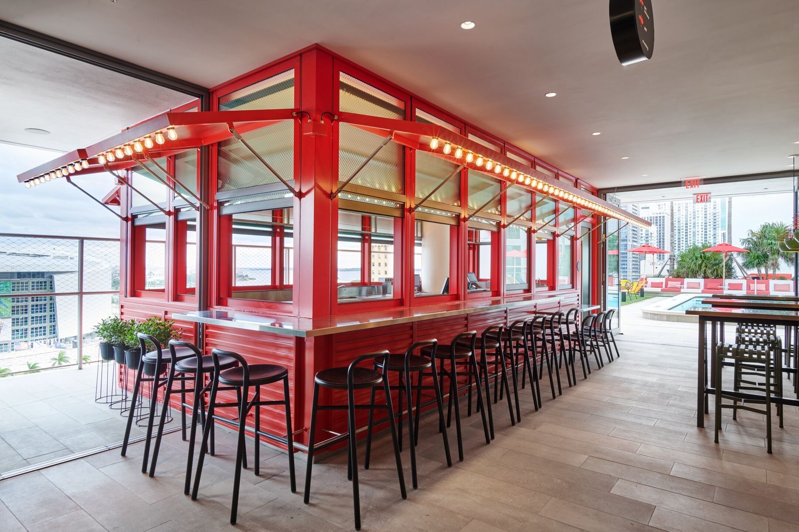 citizenM Miami Worldcenter, at the table
