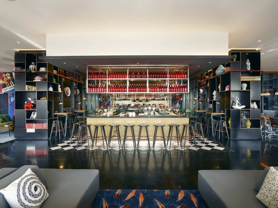 citizenM Shanghai HongQiao, at the table
