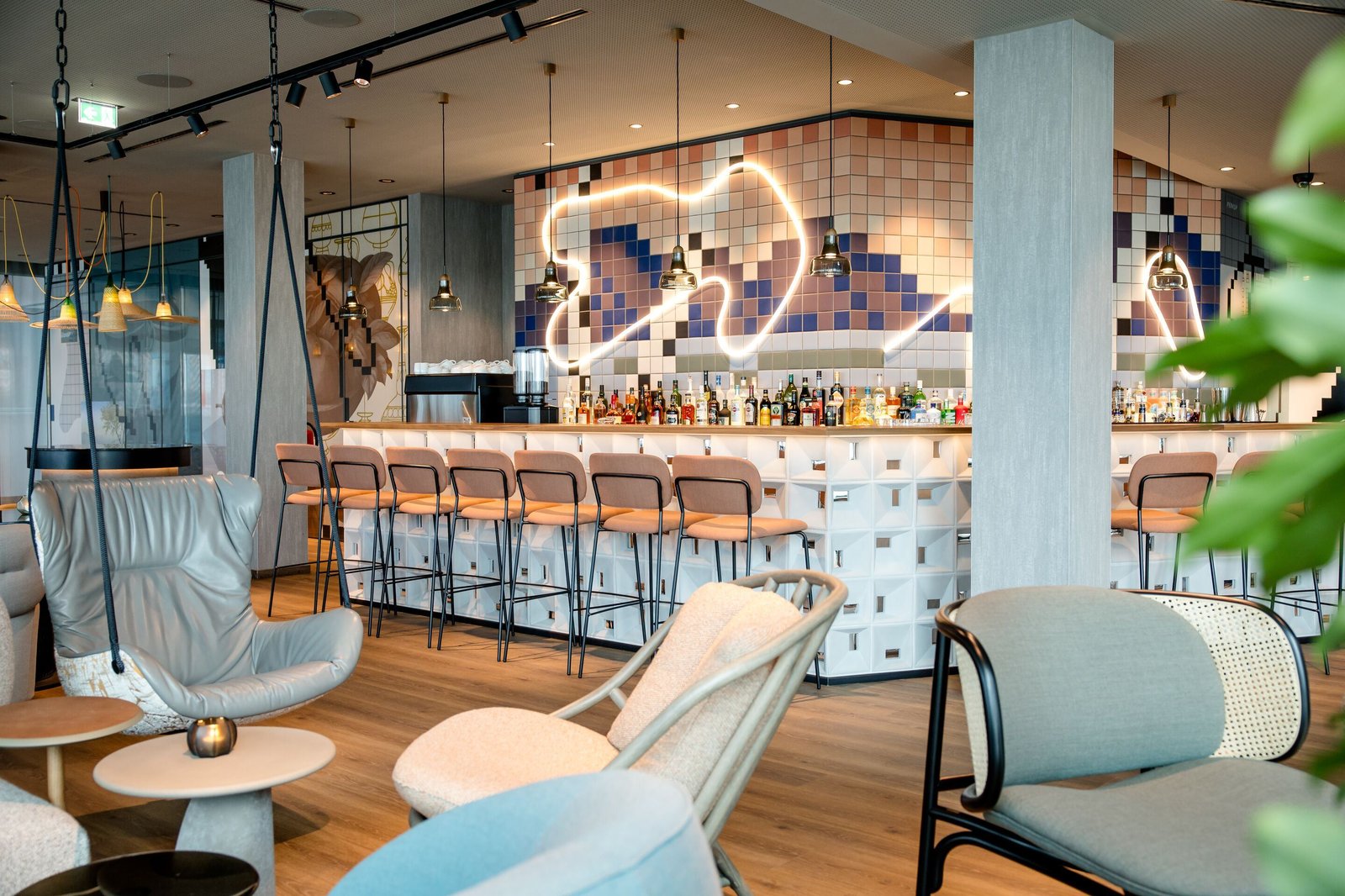 Motel One Wien-Donau City, one lounge