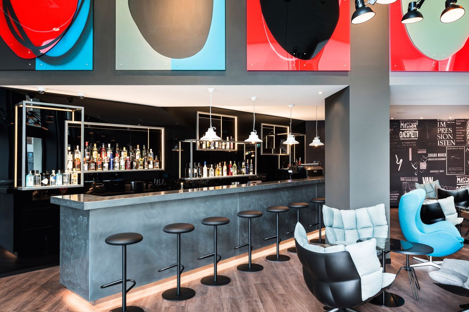 Hotel Motel One Basel, the one lounge