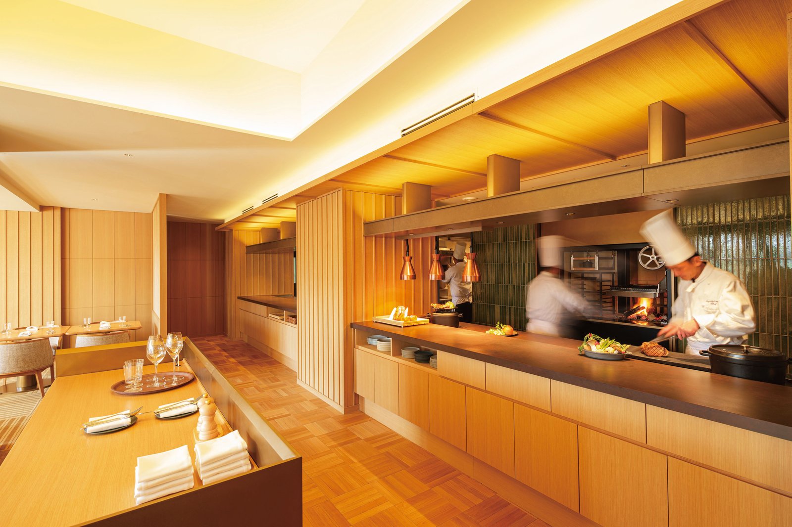 Imperial Hotel Kyoto, at the table