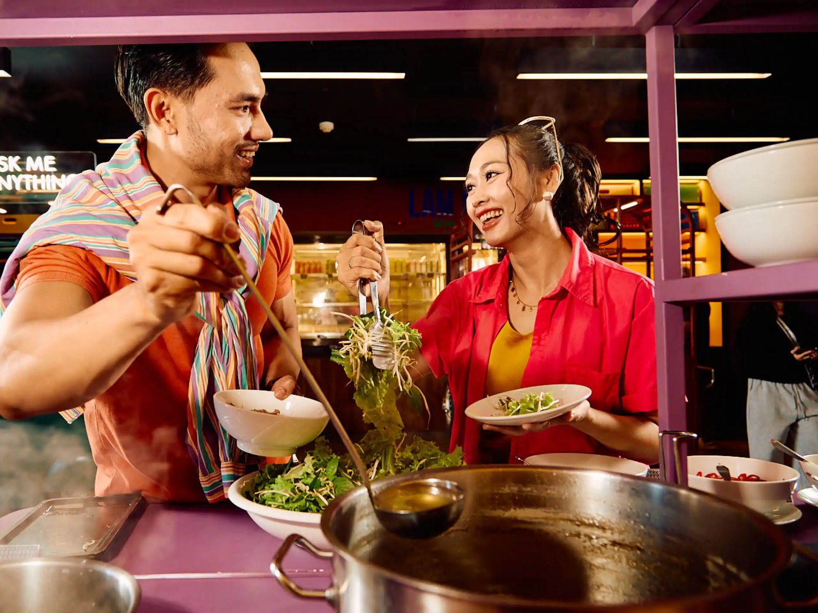 Wink Saigon Centre, part of Unscripted by Hyatt, at the table