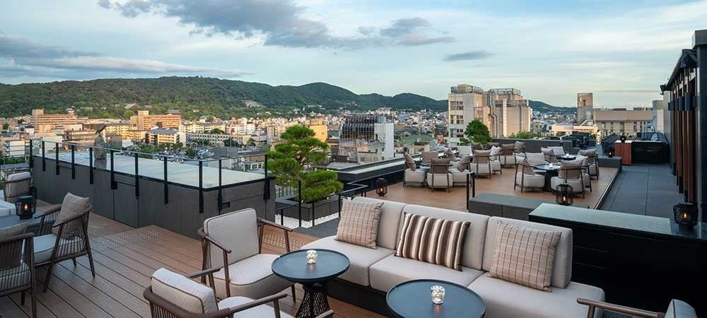 Hilton Kyoto, cloud nest rooftop bar
