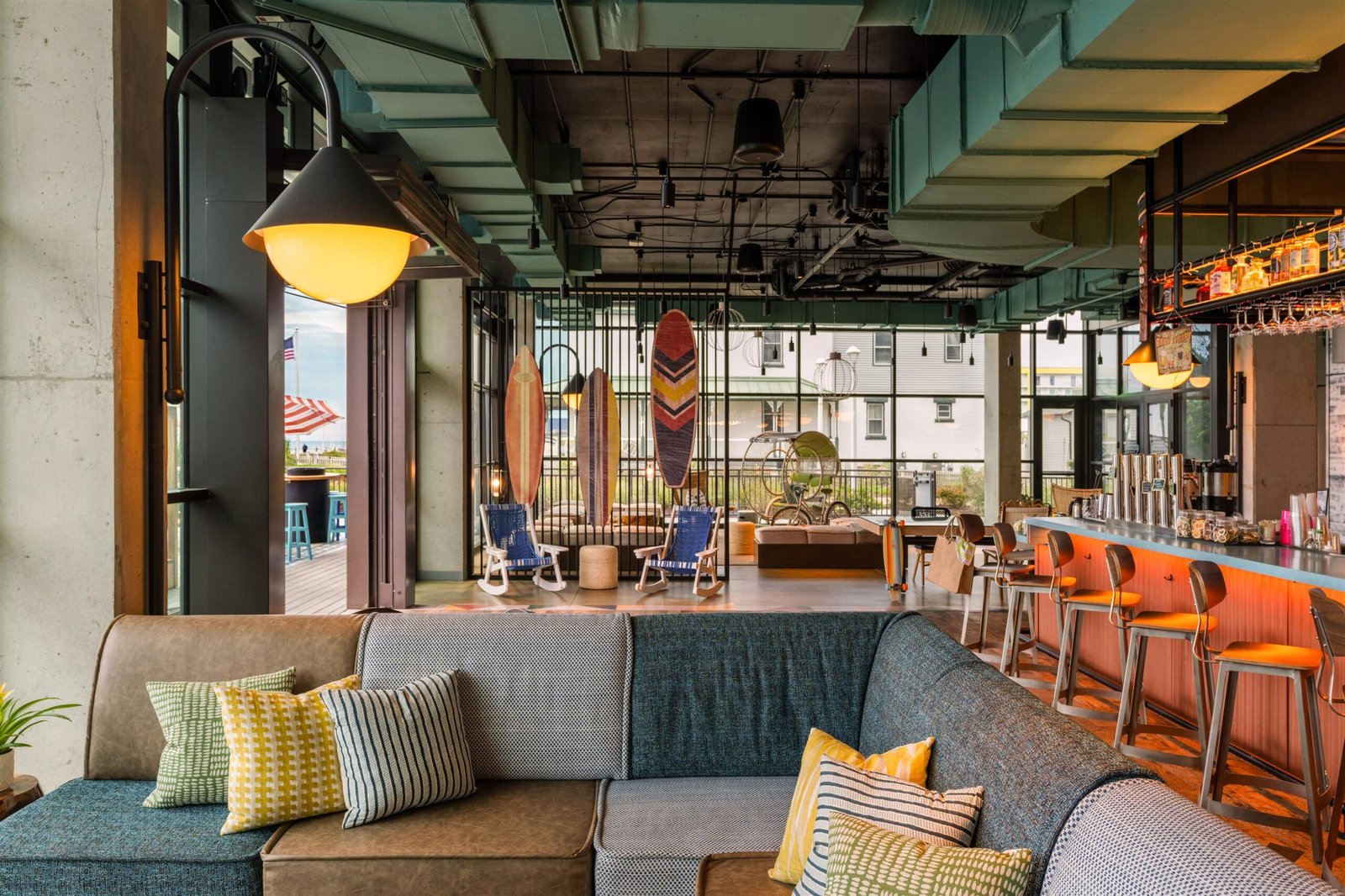 Moxy Virginia Beach Oceanfront, at the table