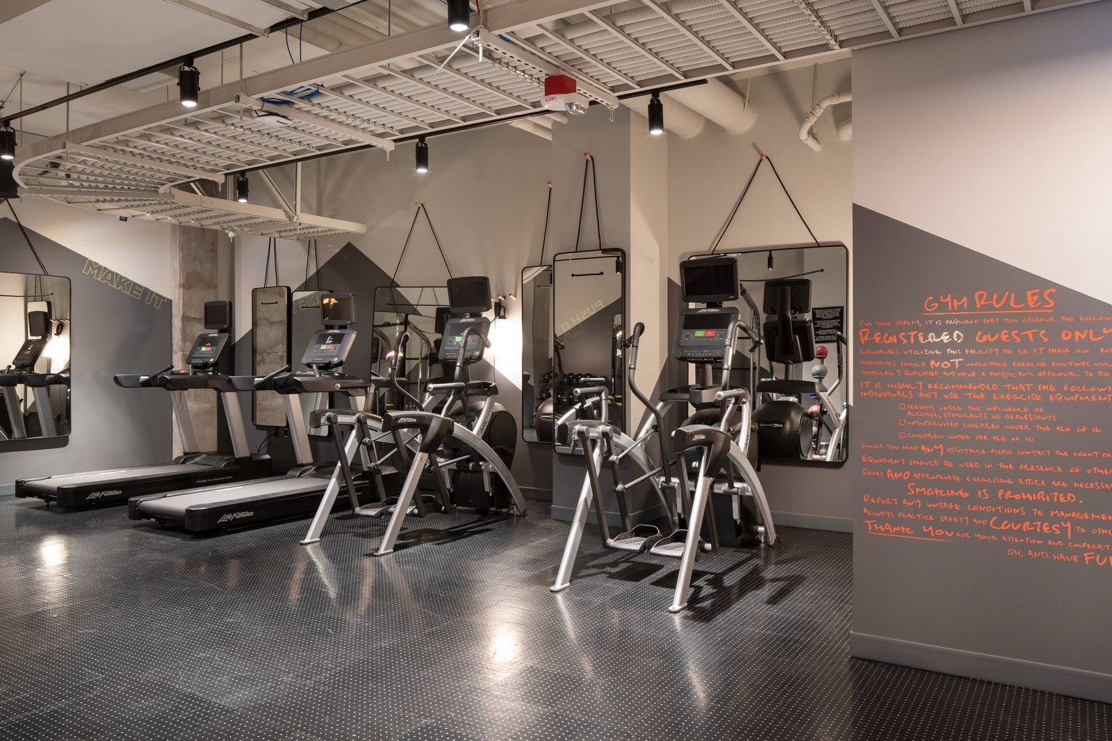 Moxy Portland Downtown, the gym