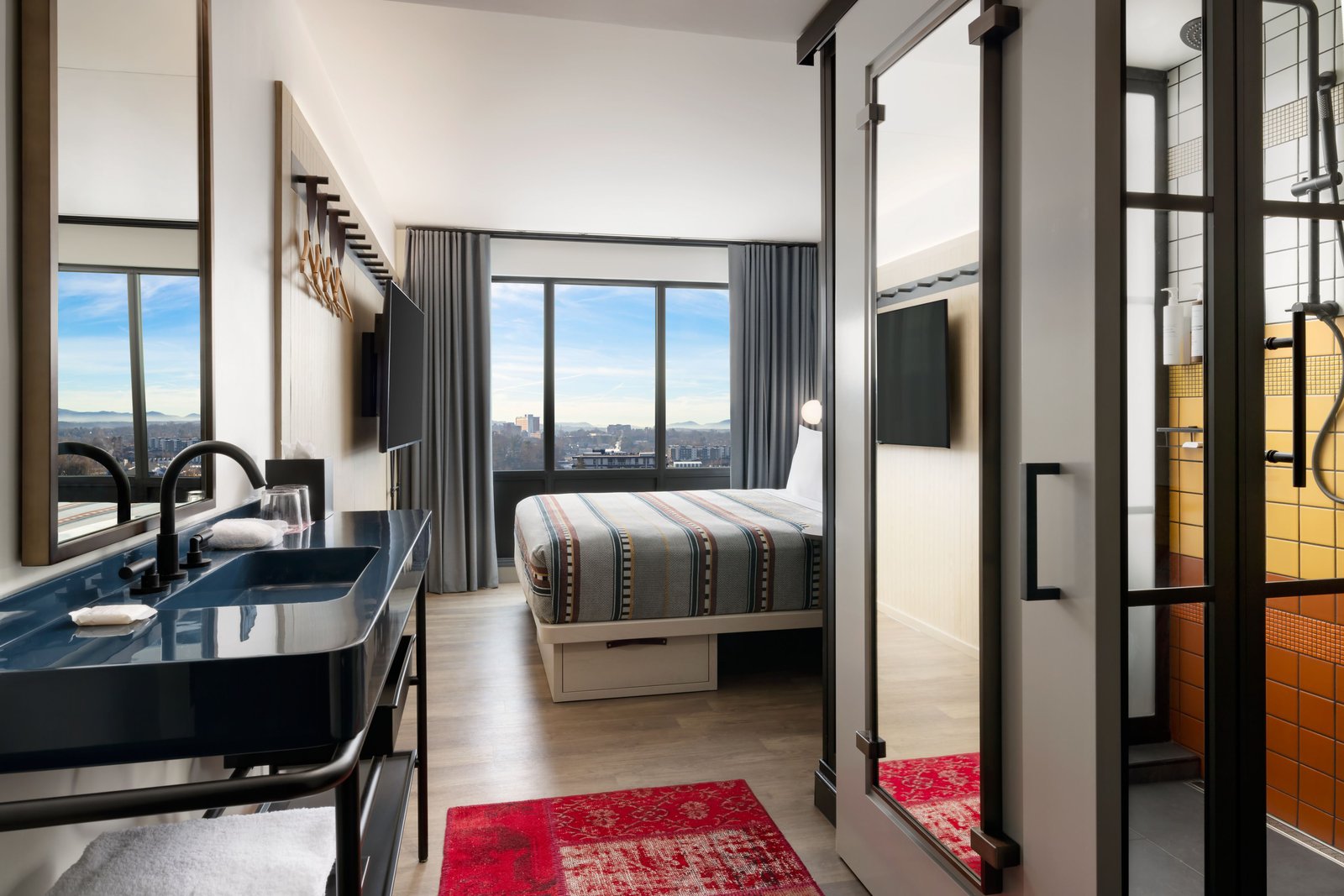 Moxy Asheville Downtown, rooms