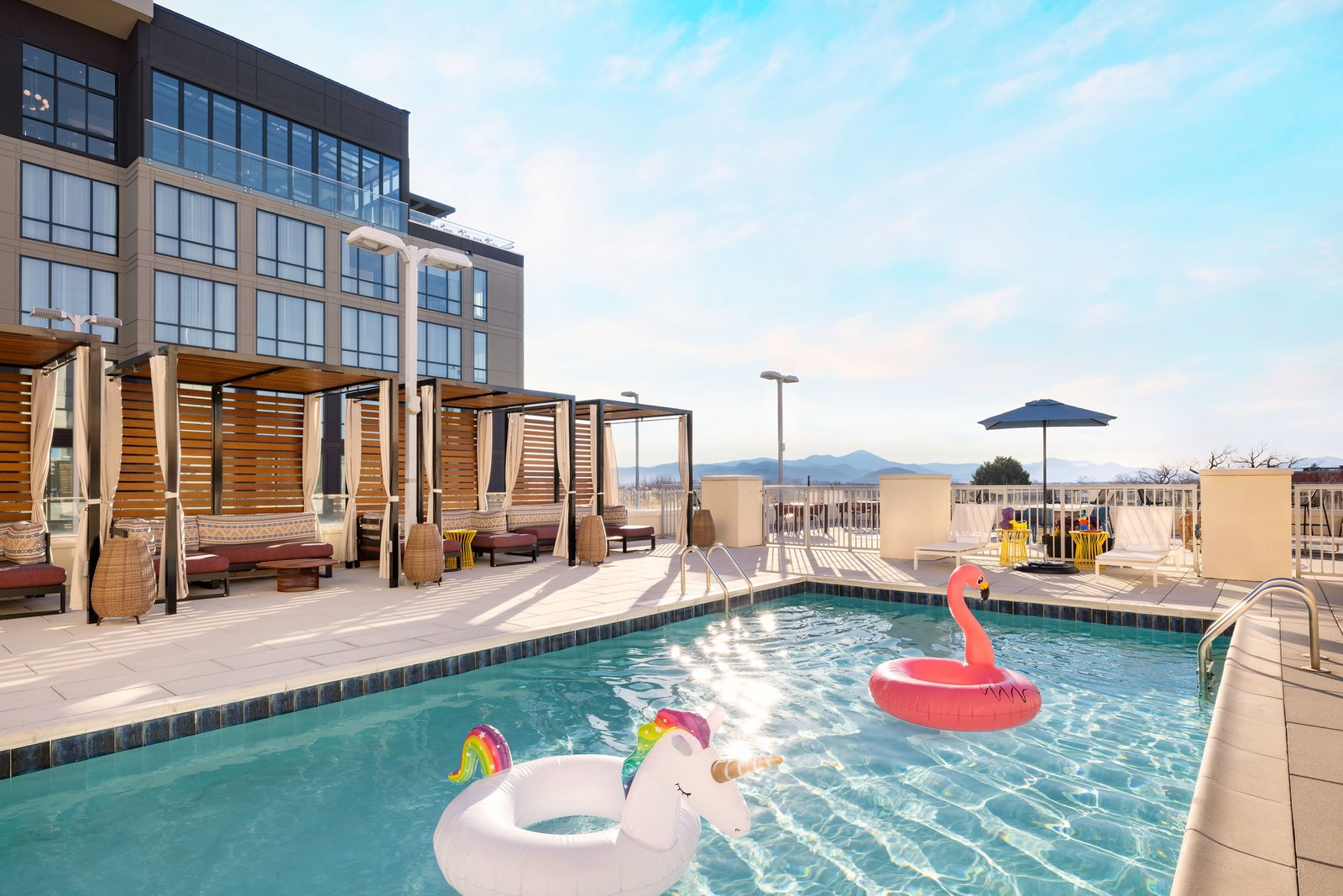 Moxy Asheville Downtown, the pool