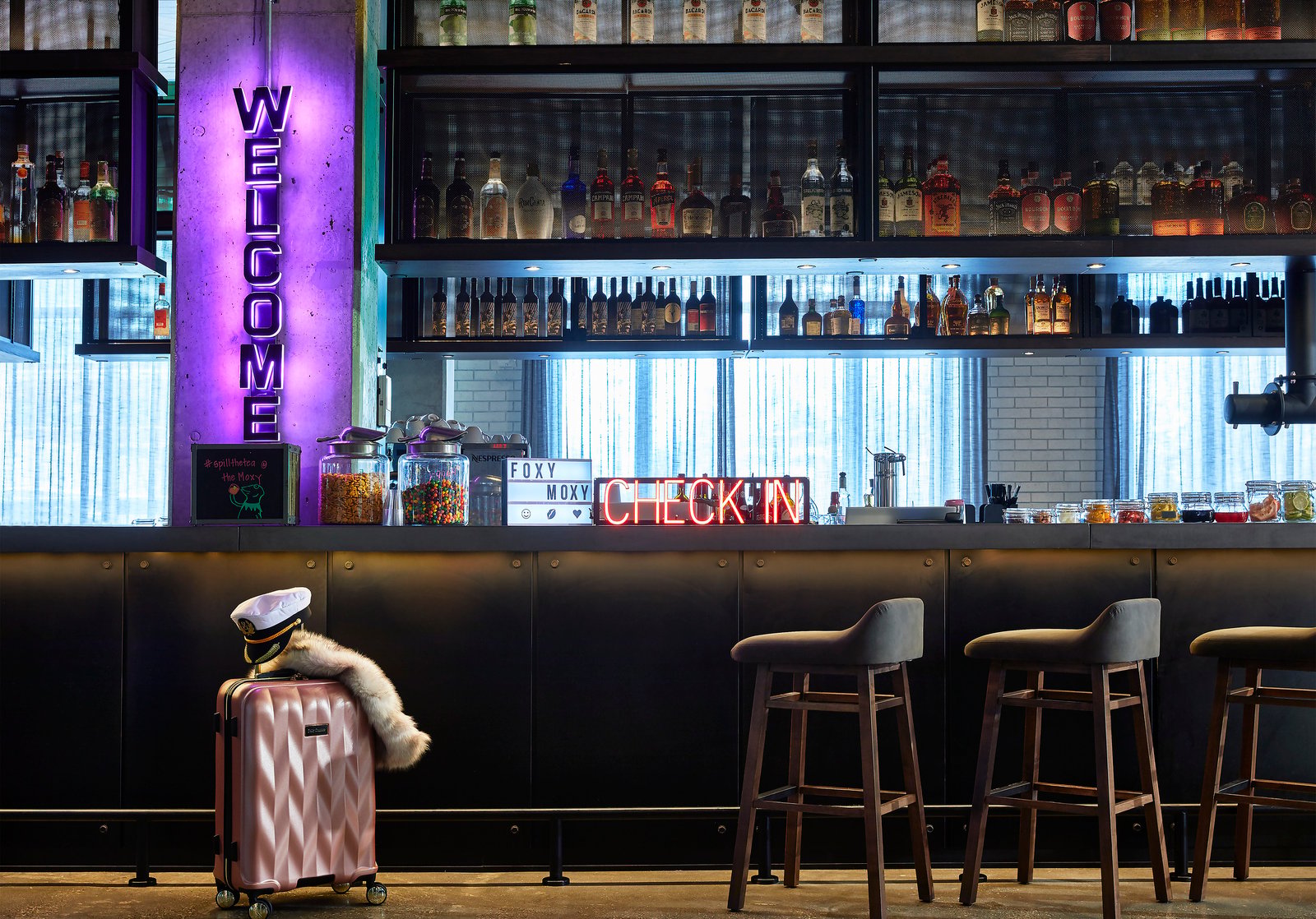 Moxy Columbus Short North, bar moxy