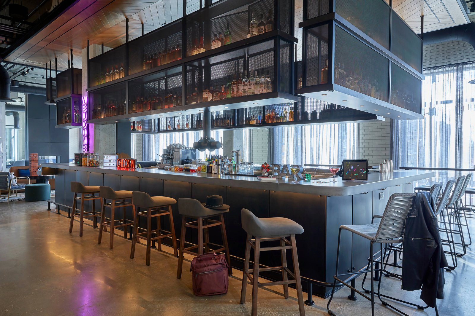 Moxy Columbus Short North, bar moxy