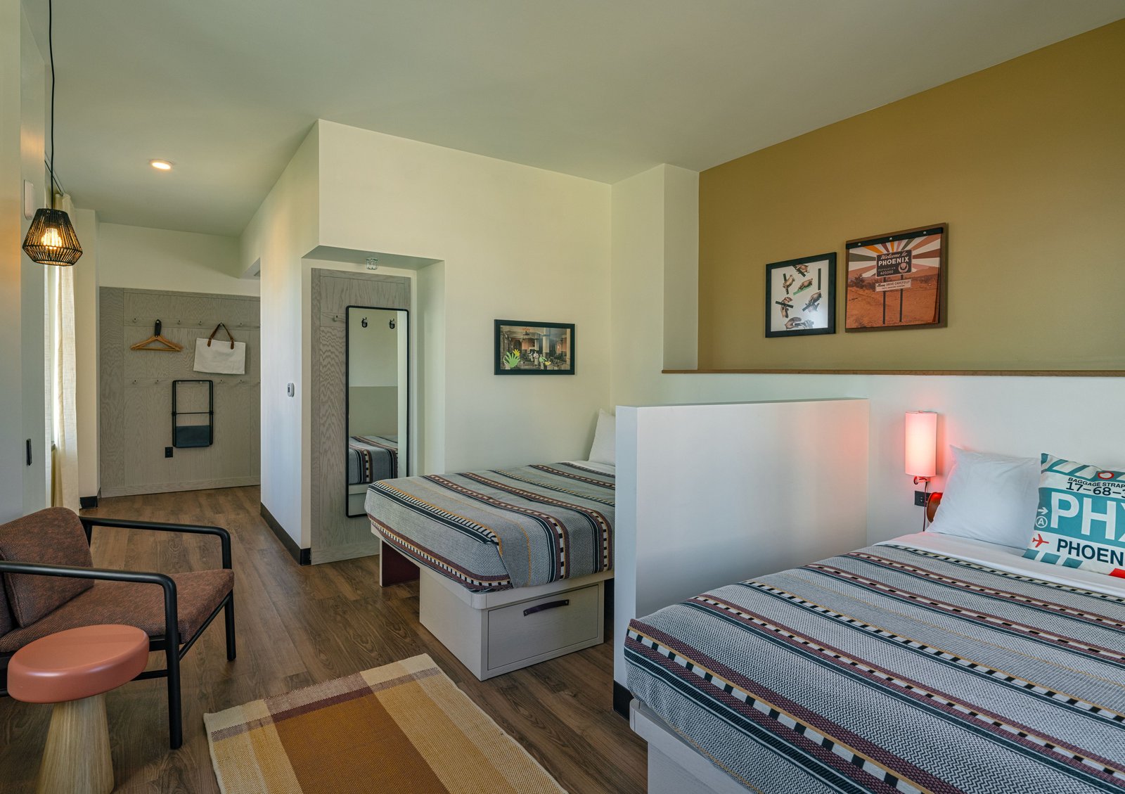 Moxy Phoenix Downtown, rooms
