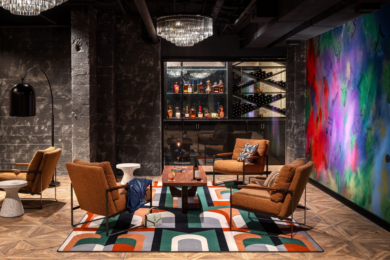 Moxy Springfield Downtown, the subterranean jazz & bbq dive