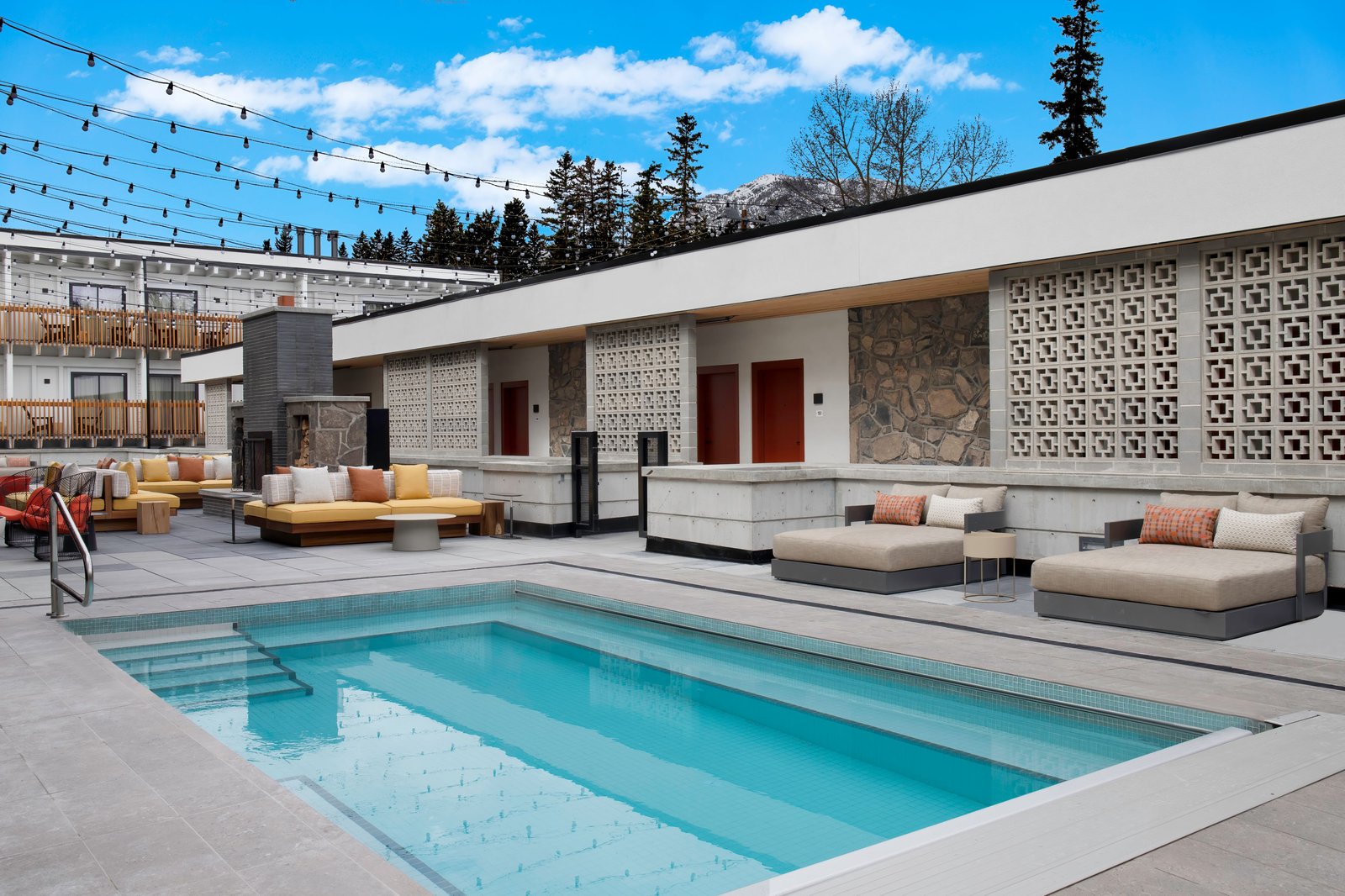 Moxy Banff, the pool