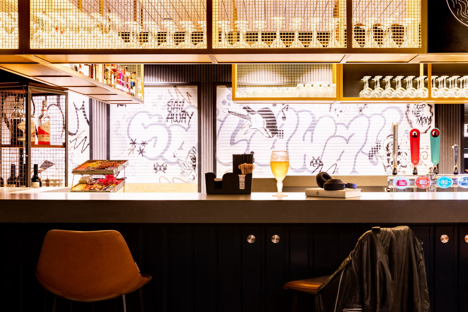 Moxy Plymouth, at the table