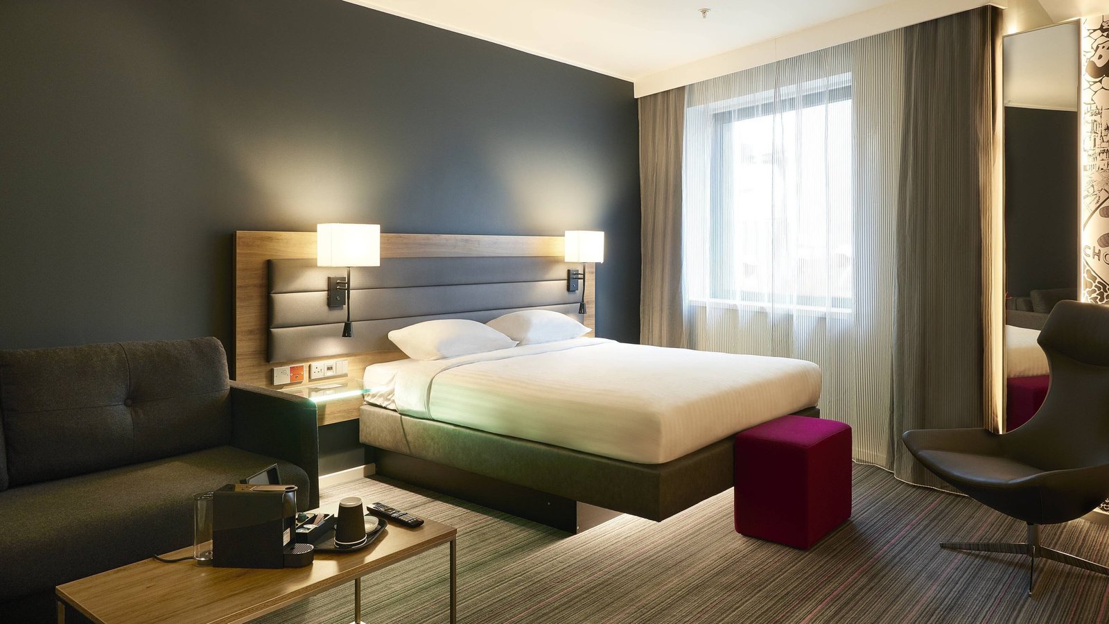 Moxy York, rooms
