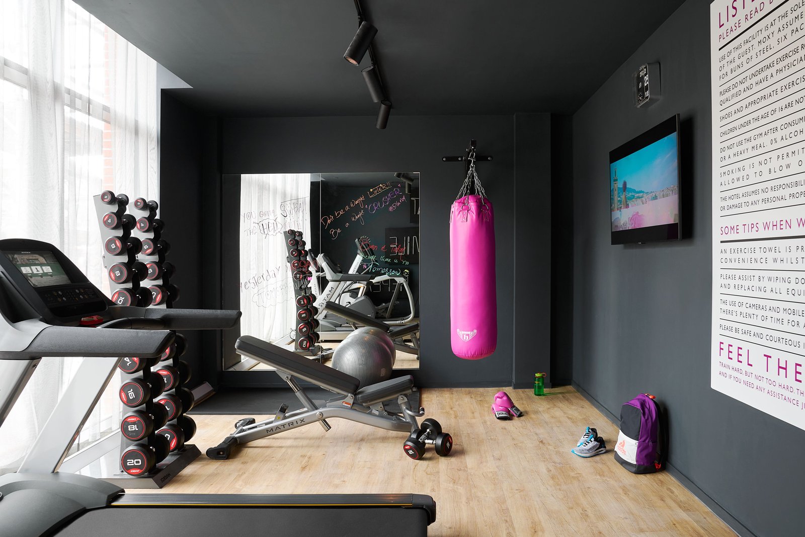 Moxy Bristol, the gym