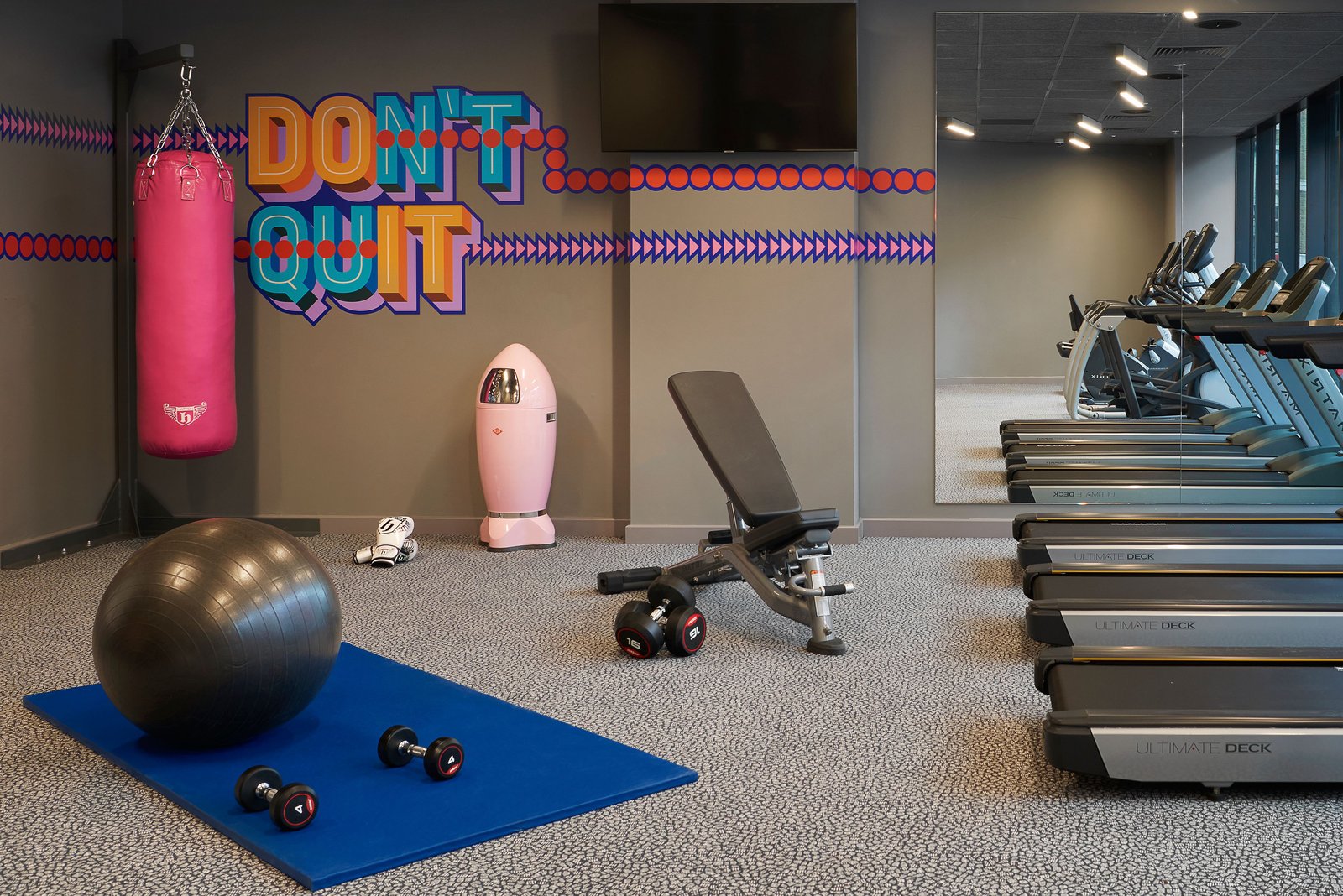 Moxy Slough, the gym