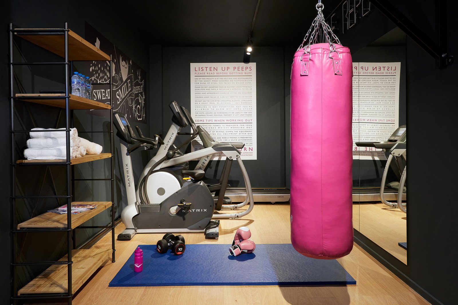 Moxy Edinburgh, the gym