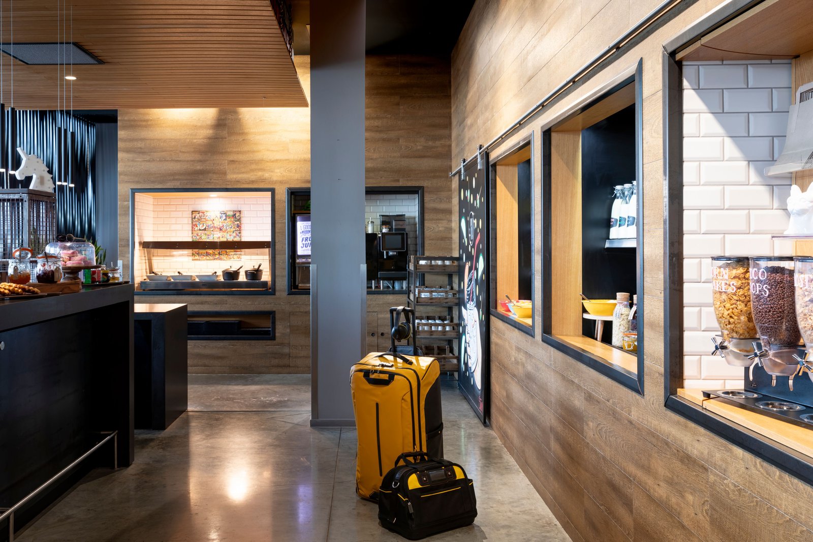 Moxy Aberdeen Airport, at the table