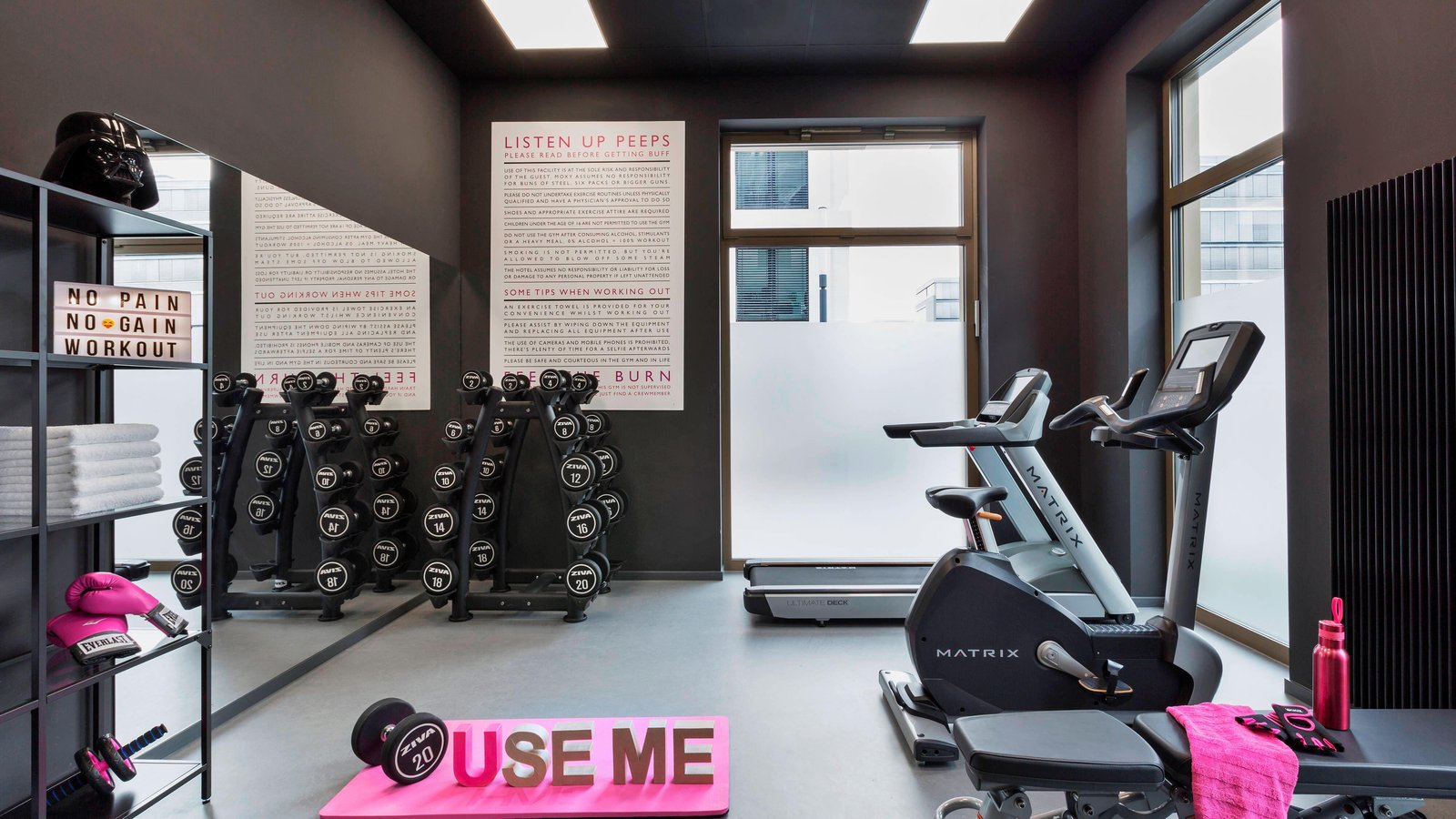 Moxy Darmstadt, the gym