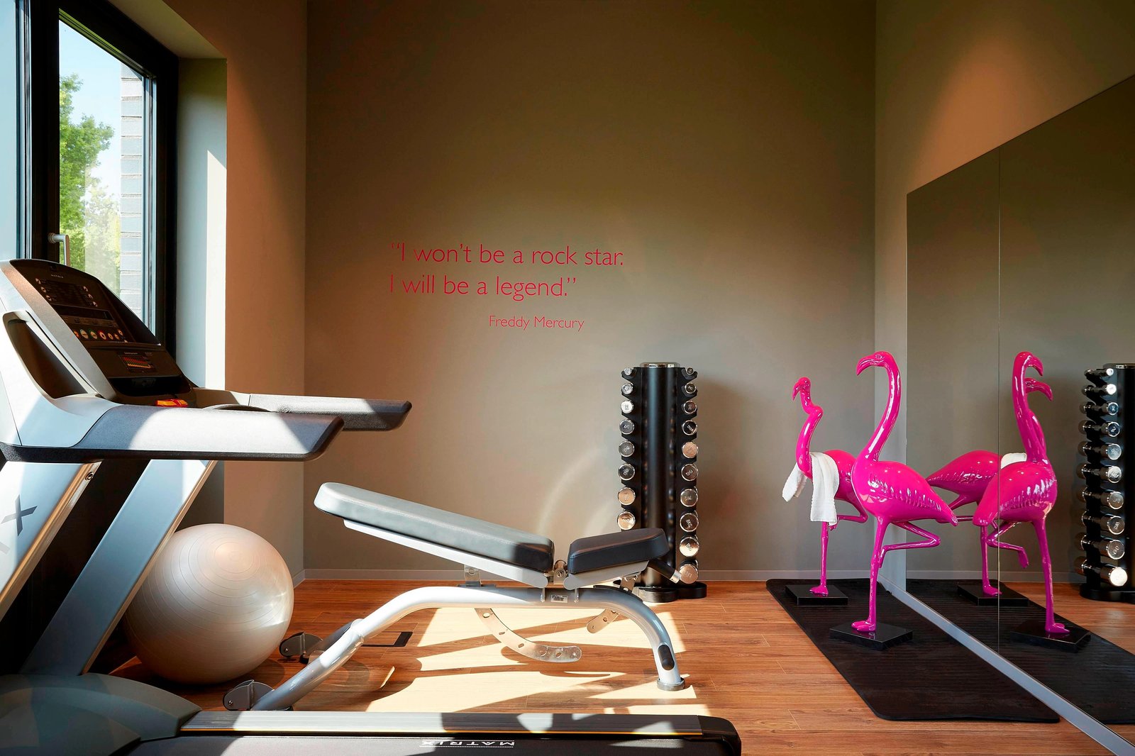 Moxy Munich Airport, the gym