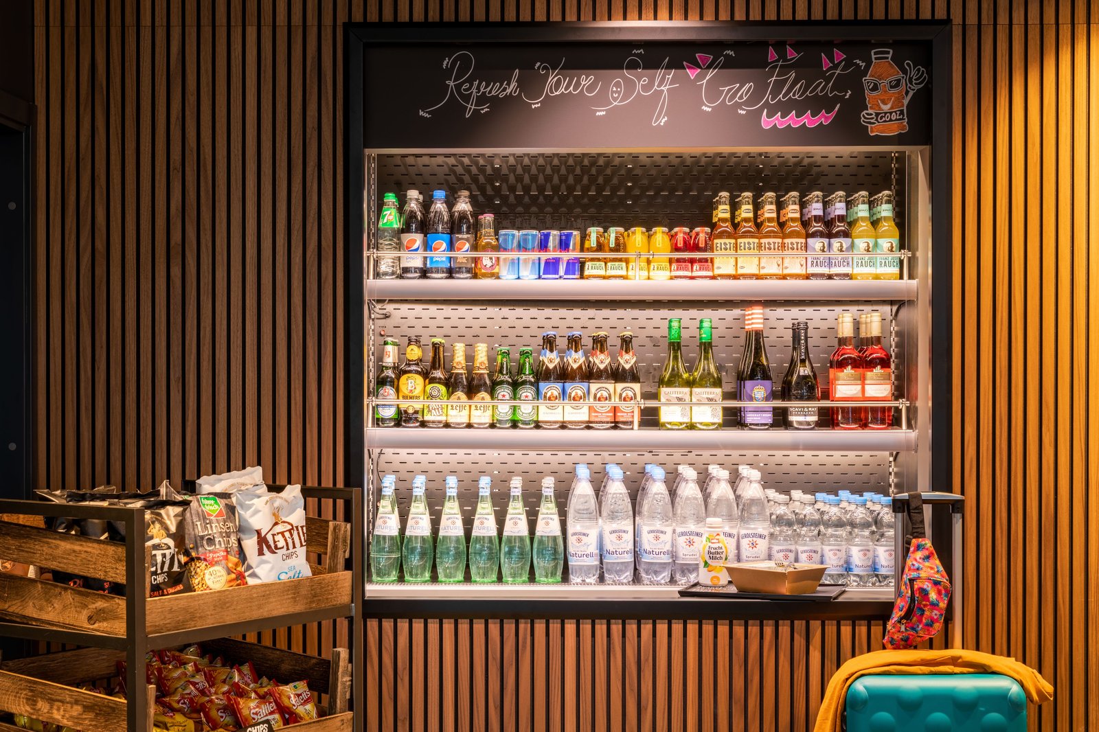 Moxy Berlin Airport, at the table