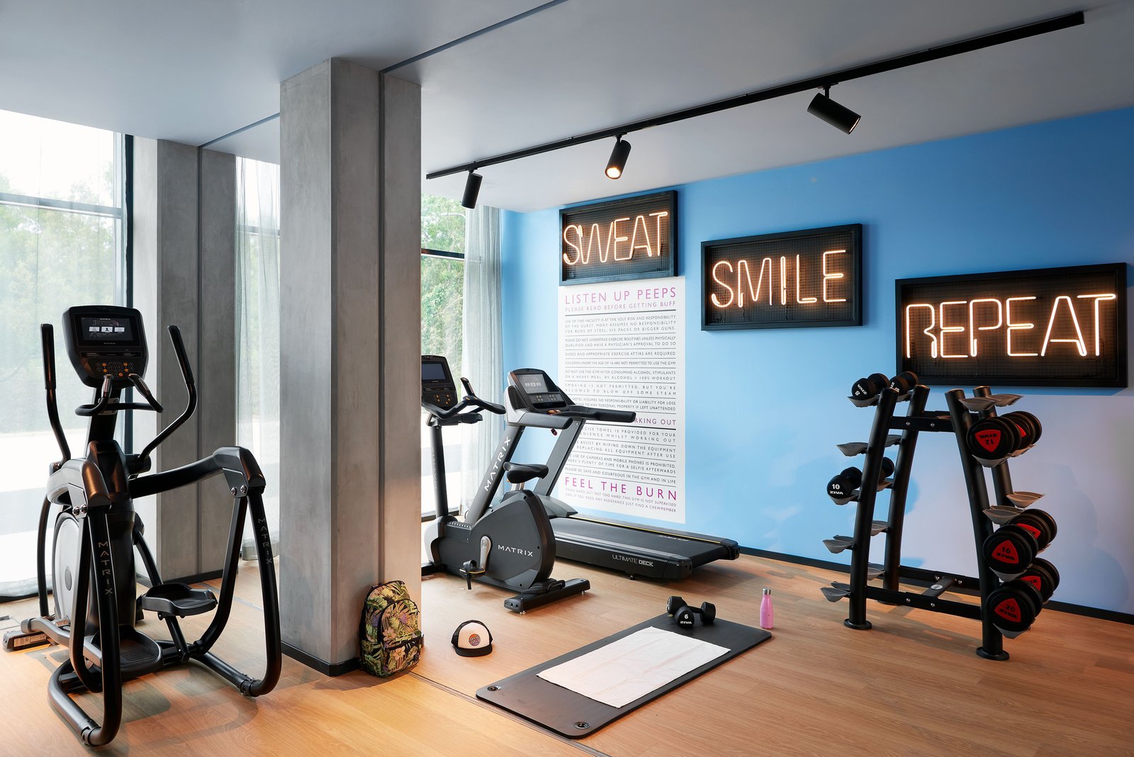 Moxy Antibes Sophia Antipolis, the gym