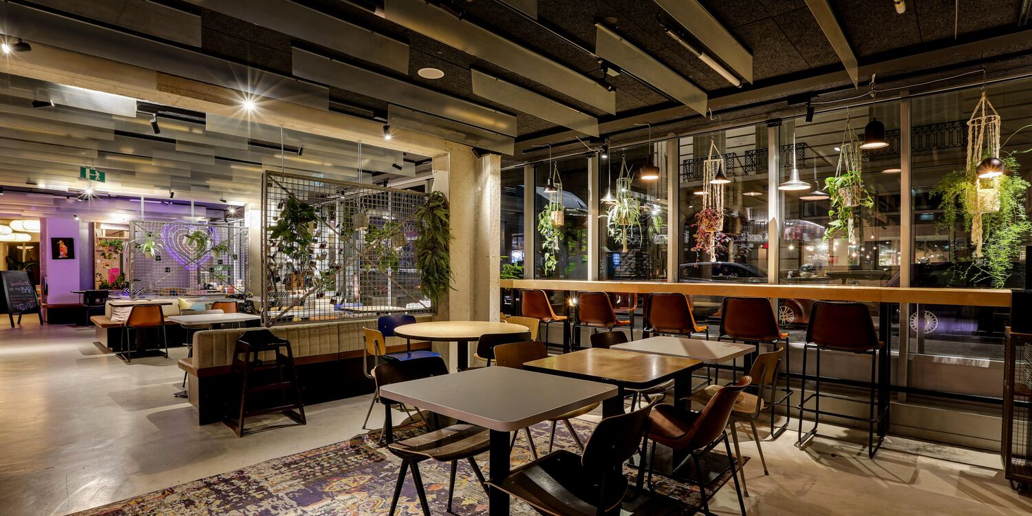 Moxy Paris Bastille, at the table