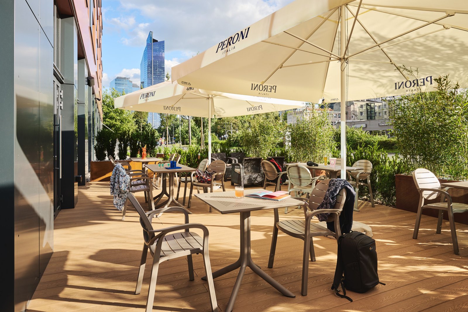 Moxy Warsaw City, at the table