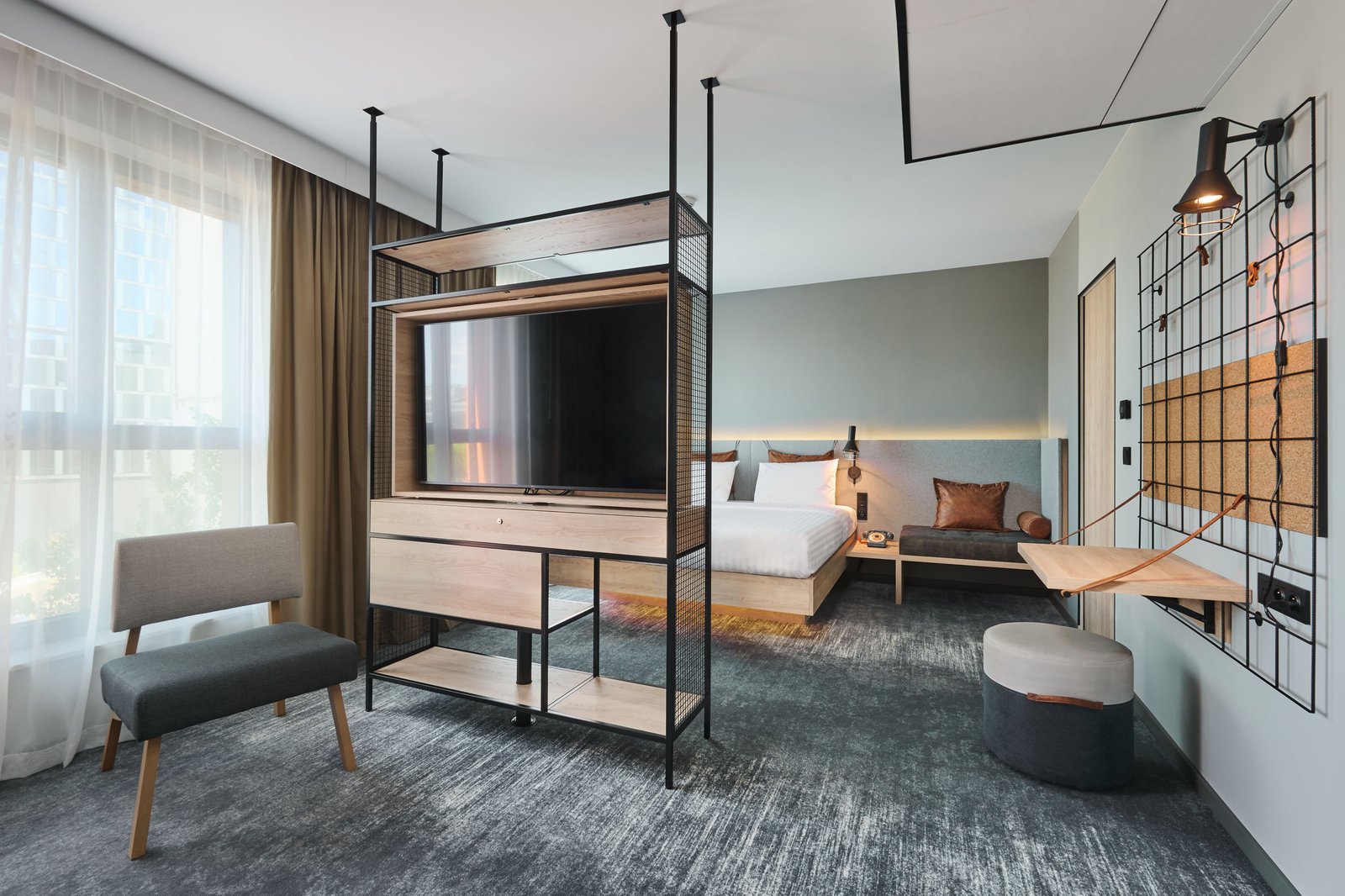 Moxy Warsaw City, rooms