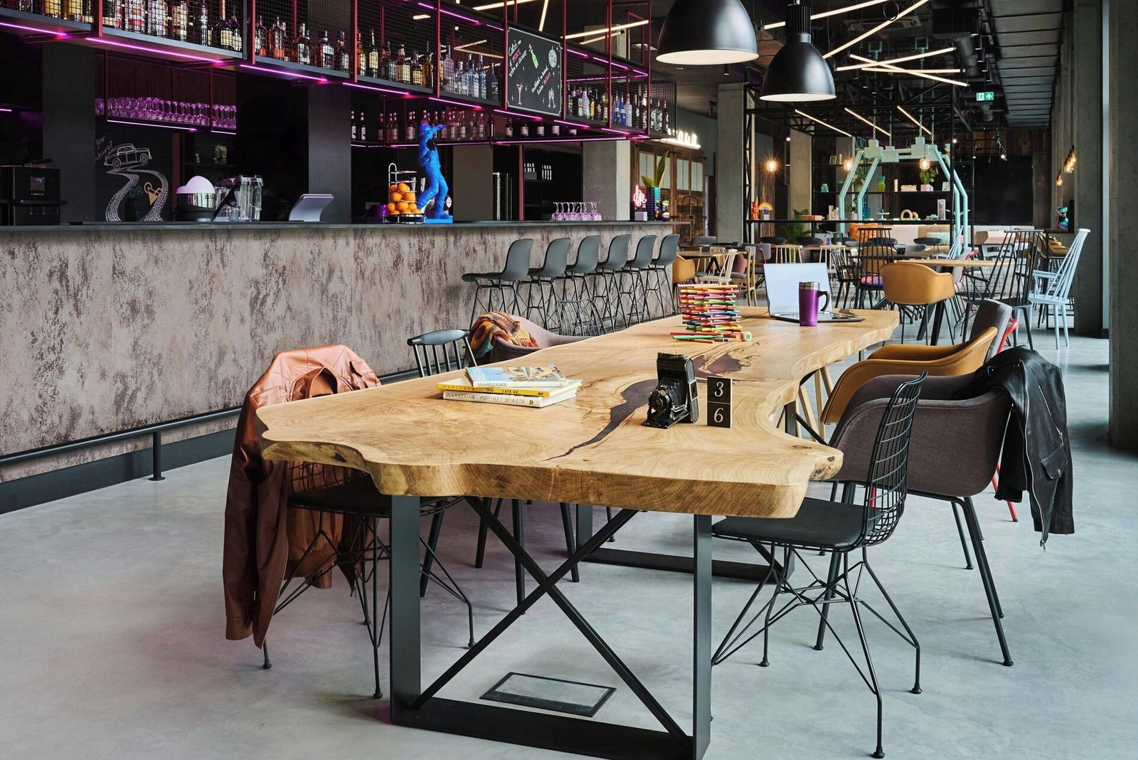 Moxy Warsaw City, at the table