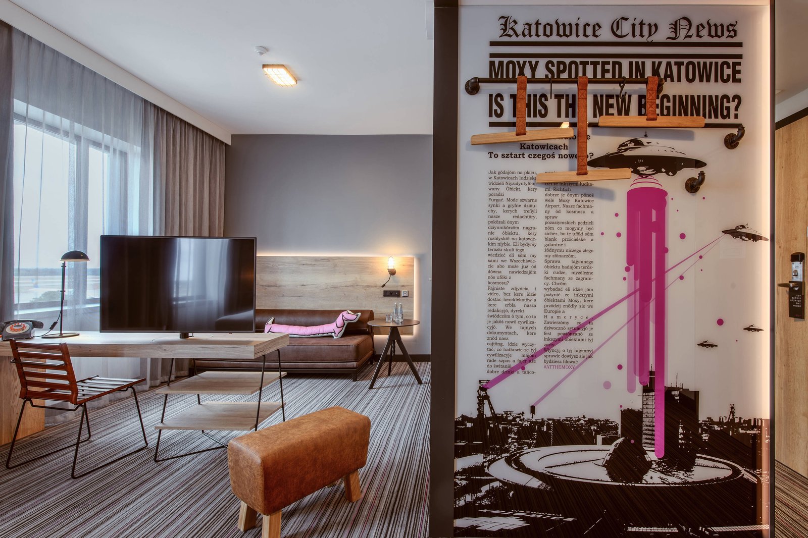 Moxy Katowice Airport, rooms