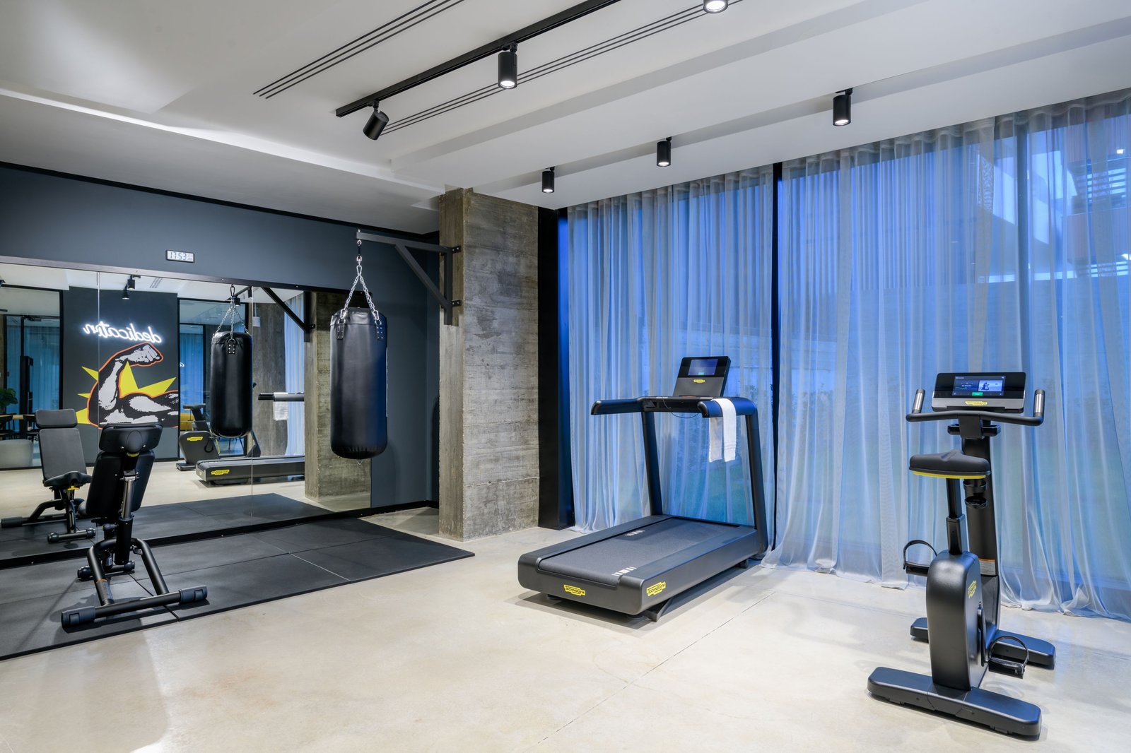 Moxy Pompeii, the gym