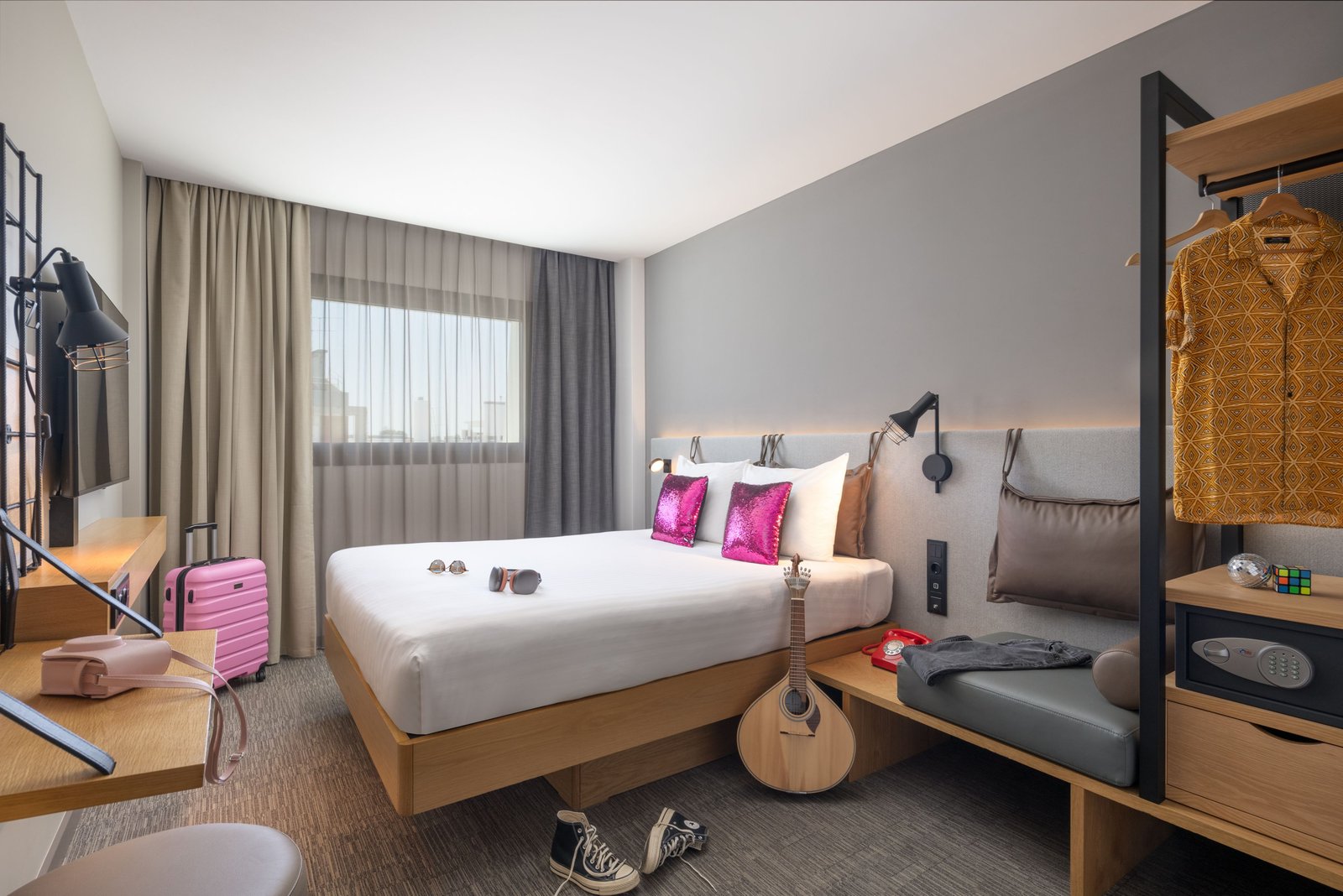 Moxy Lisbon City, rooms