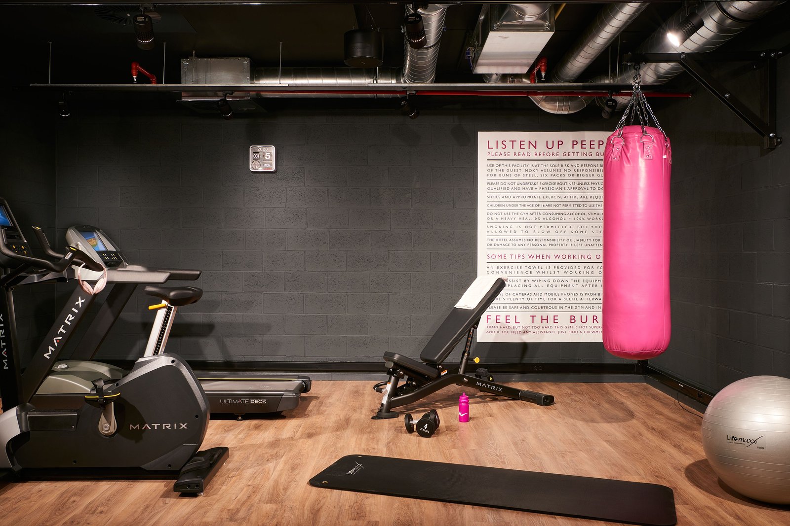 Moxy Brussels City Center, the gym