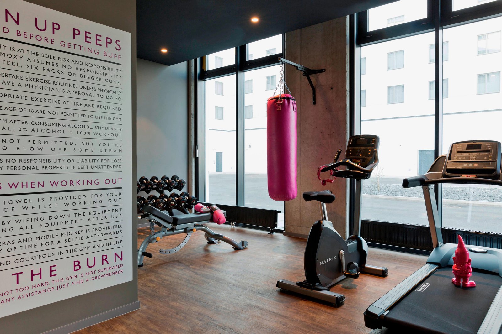 Moxy Vienna Airport, the gym