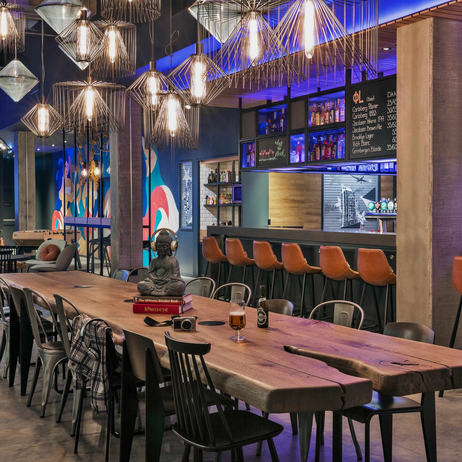 Moxy Copenhagen, at the table
