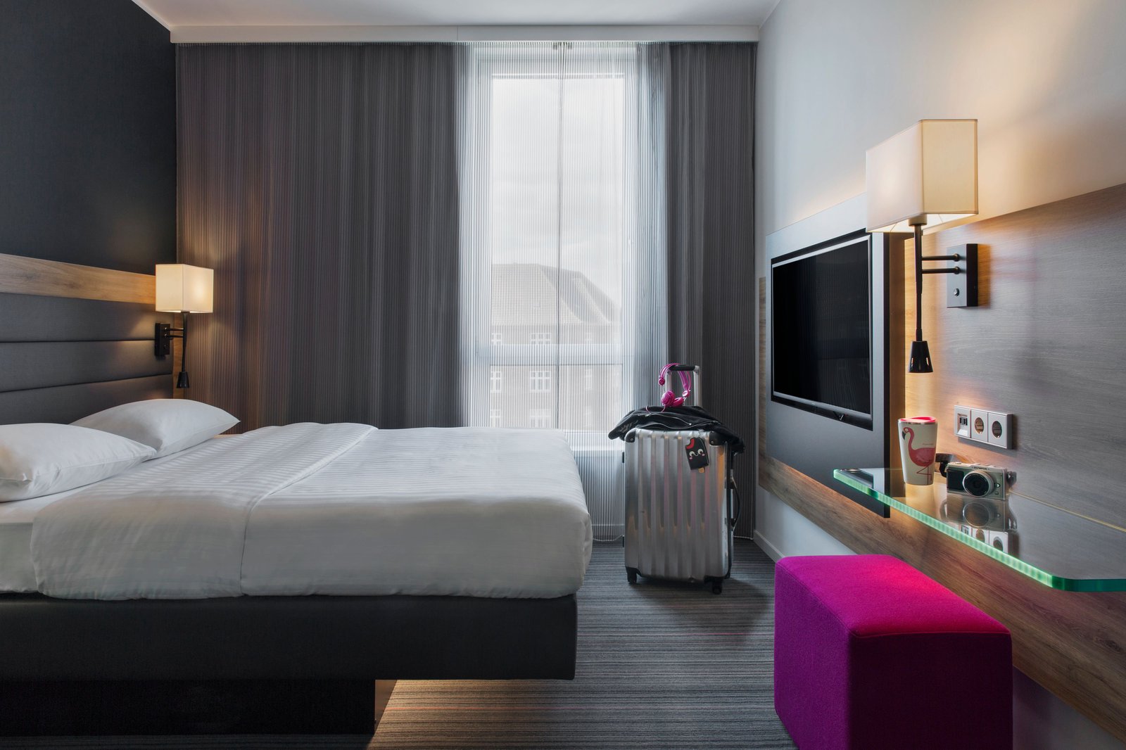 Moxy Copenhagen, rooms