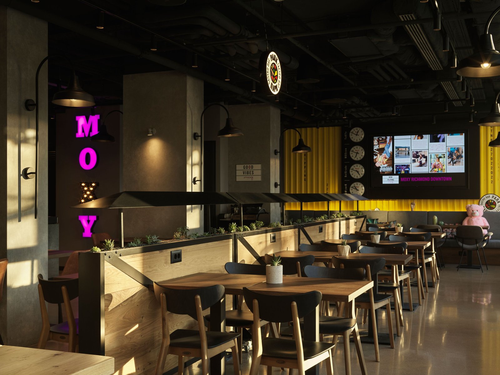 Moxy Belgrade, at the table