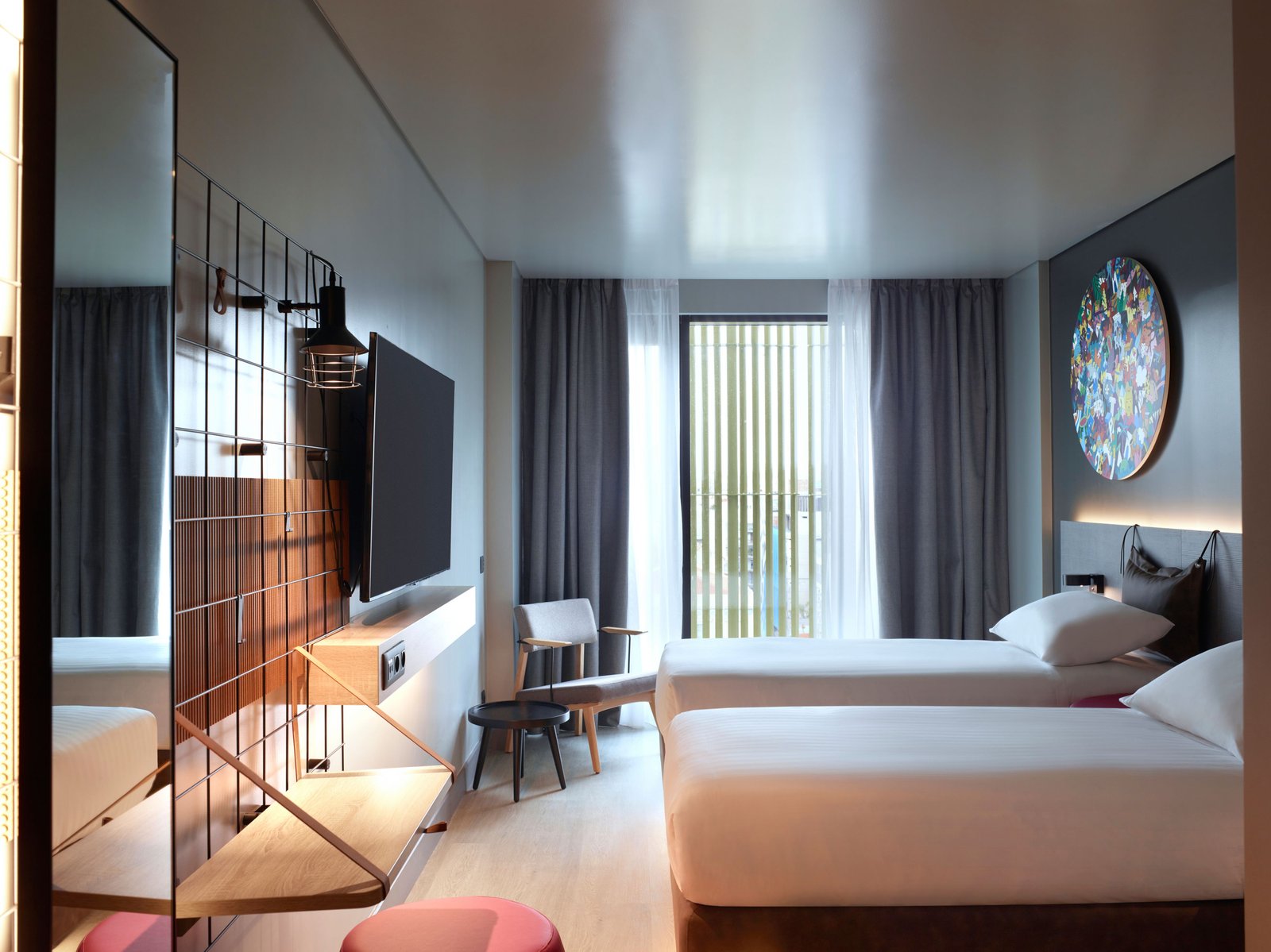 Moxy Athens City, rooms