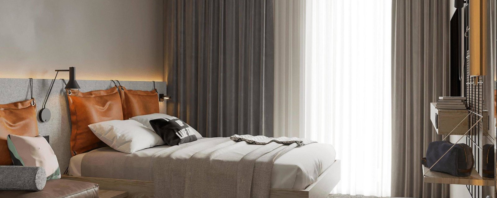 Moxy Kaunas Center, rooms