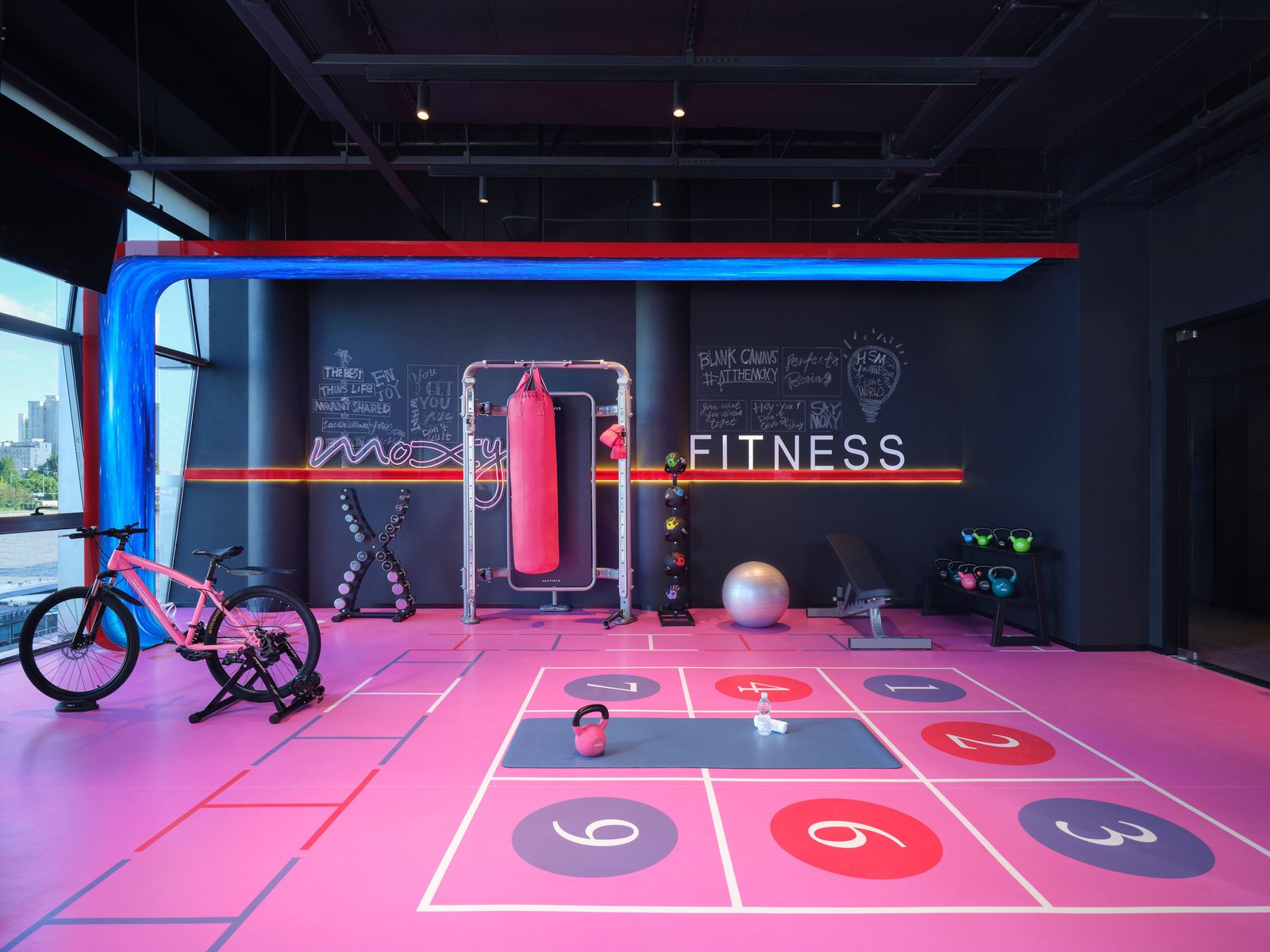 Moxy Ningbo Old Bund, the gym
