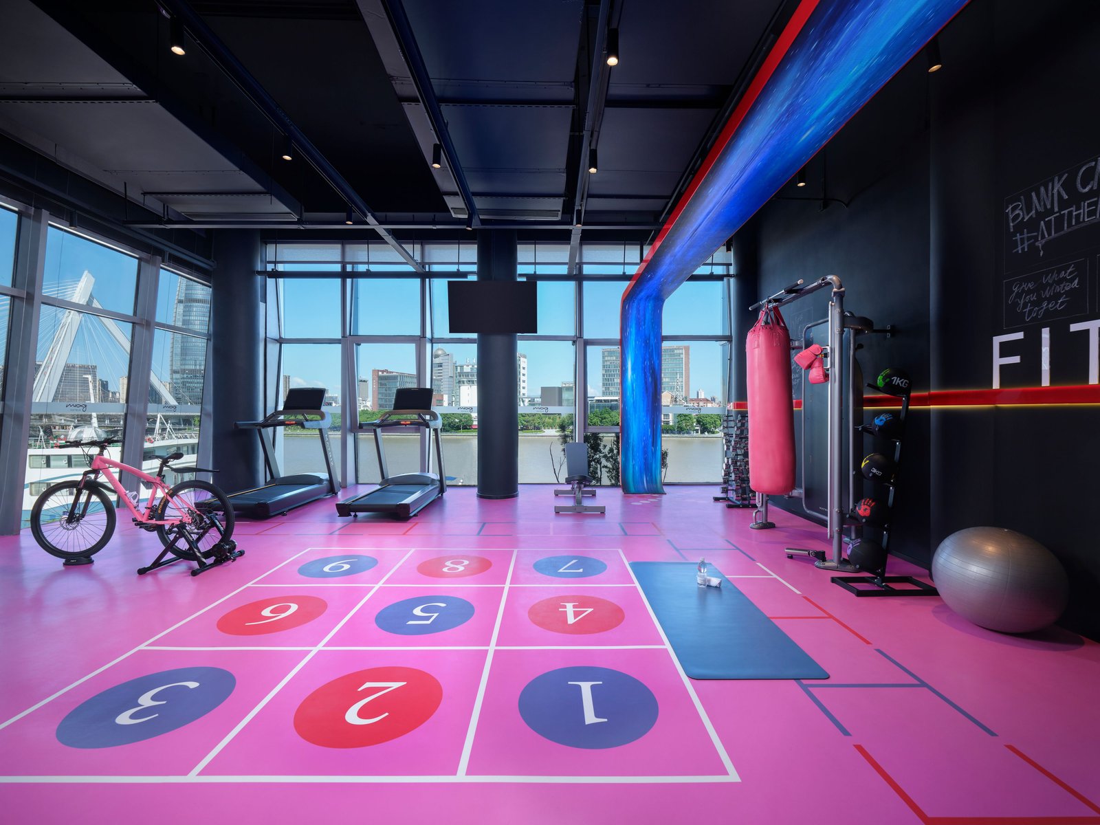 Moxy Ningbo Old Bund, the gym