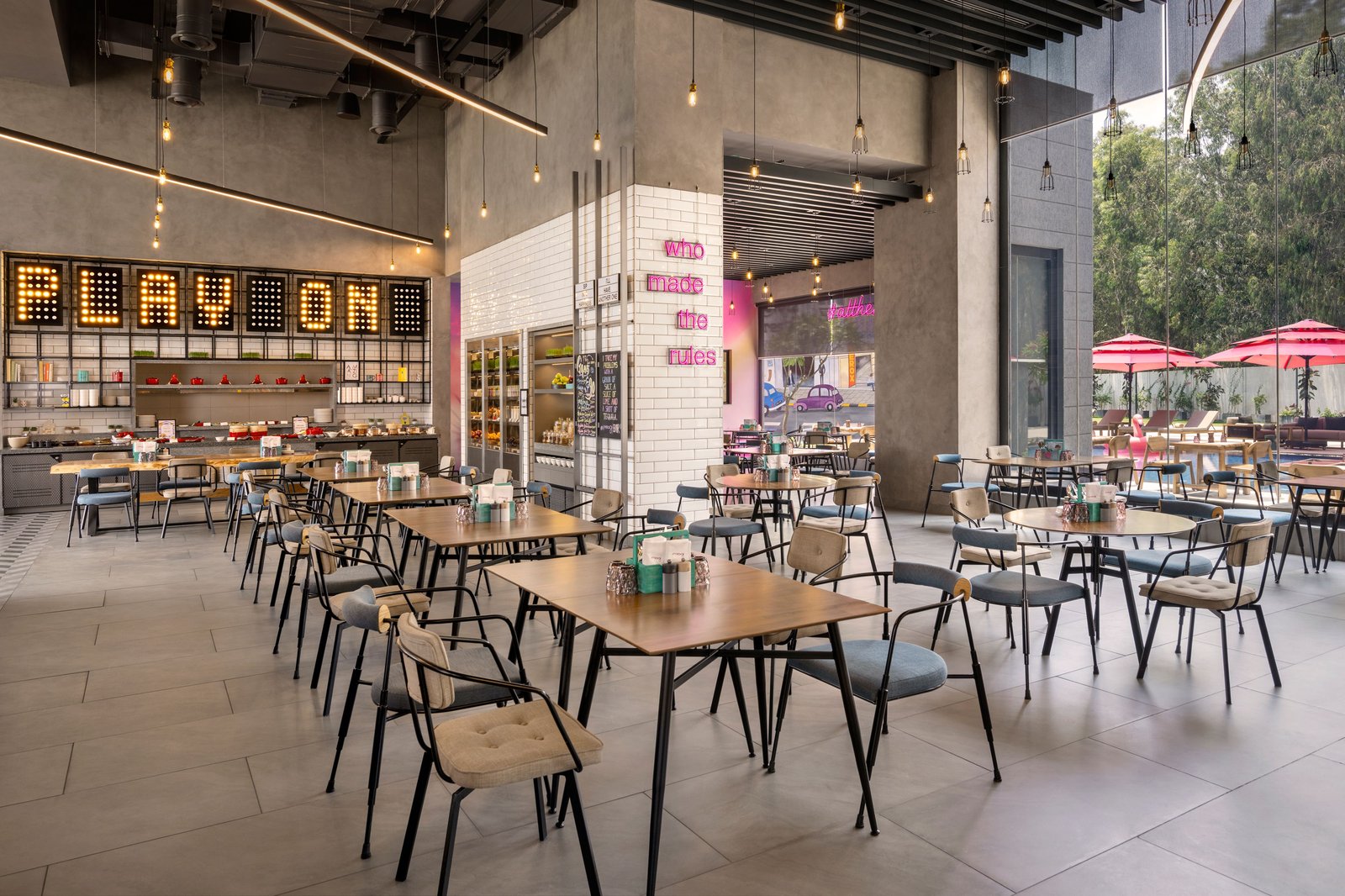 Moxy Bengaluru Airport Prestige Tech Cloud, at the table