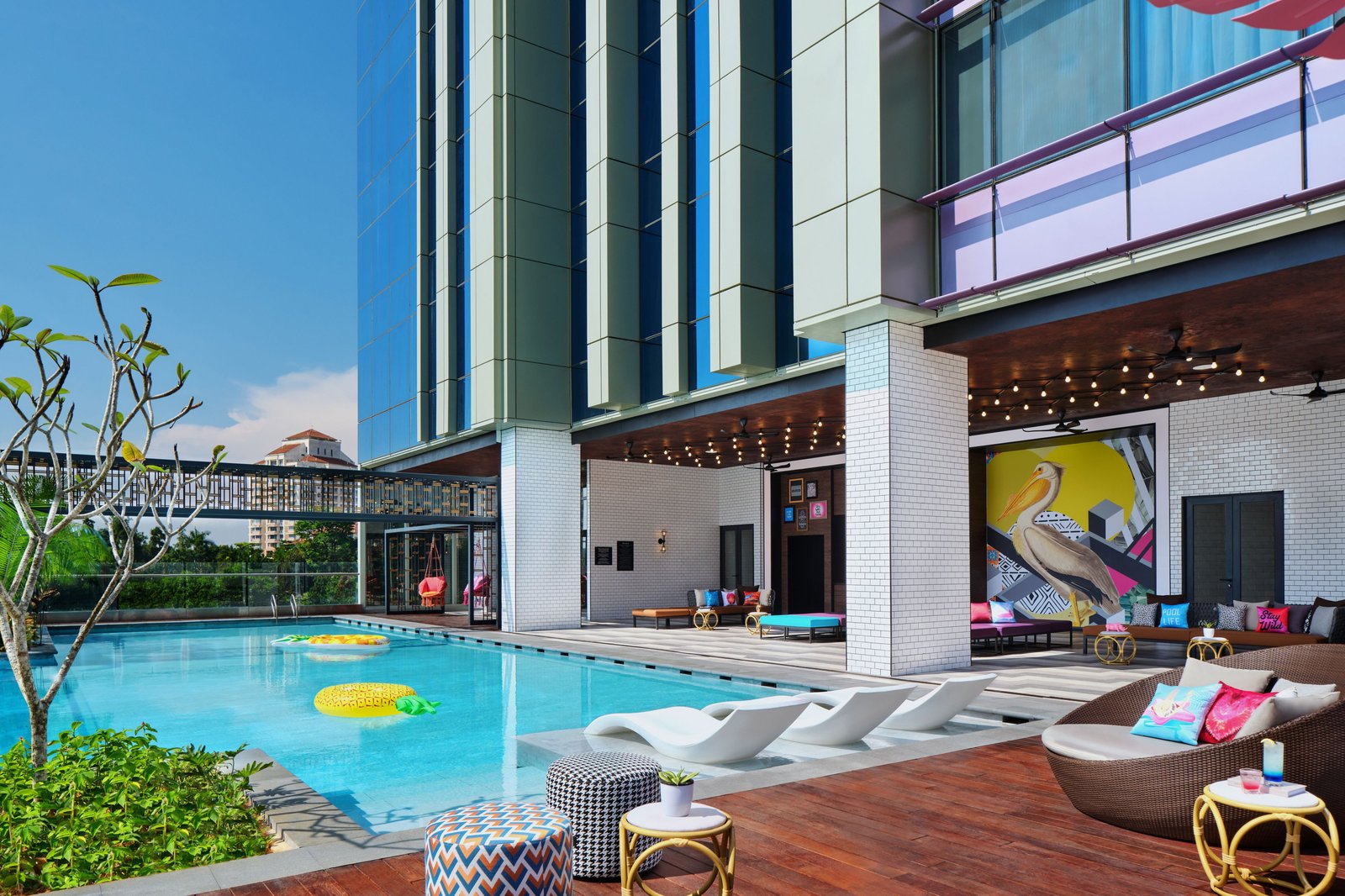 Moxy Putrajaya, the pool