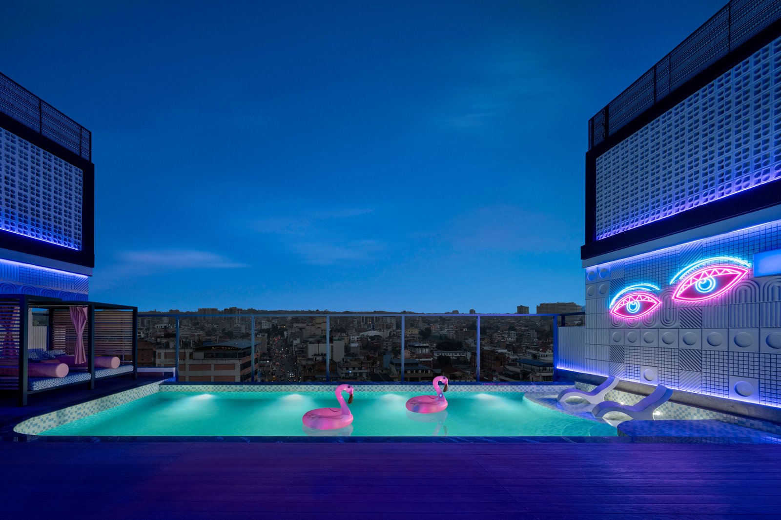 Moxy Kathmandu, the pool