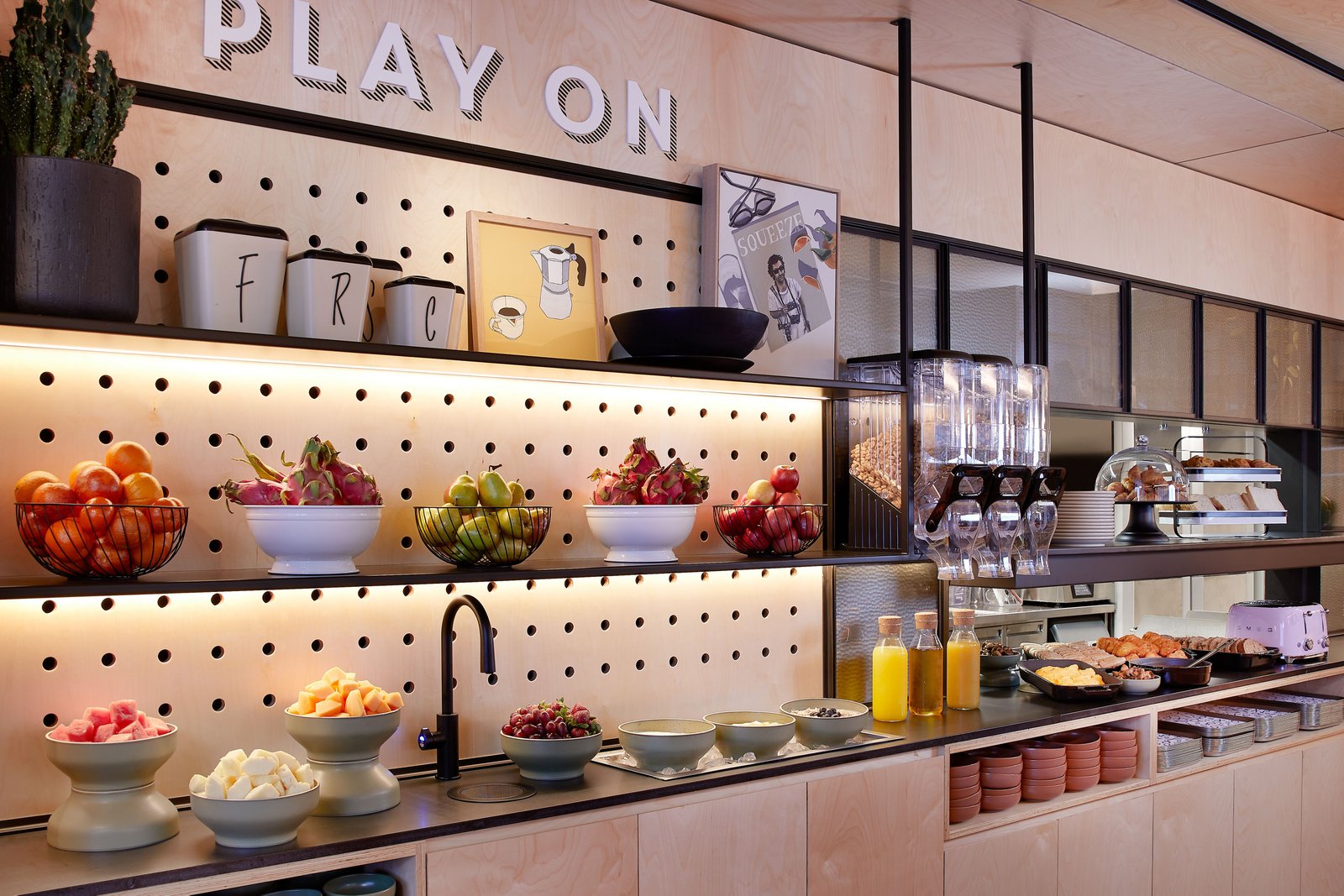 Moxy Sydney Airport, at the table